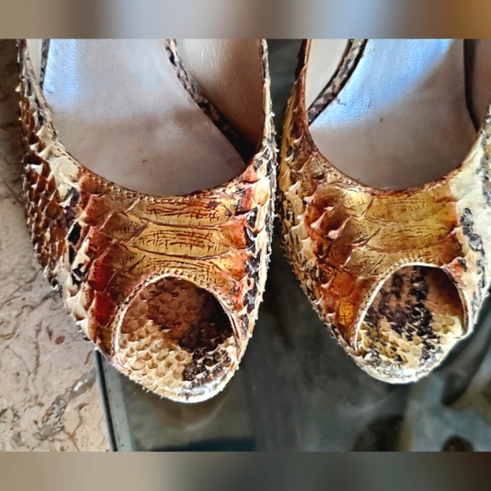 🔥Christian Dior Python Snakeskin Pumps - Picture 16 of 17